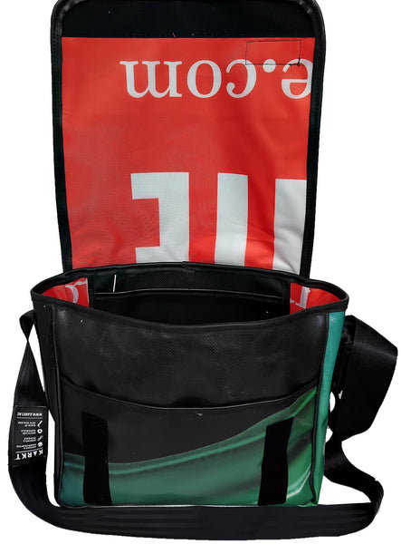 Kenny Large recycled Messenger Bag front BJ8383