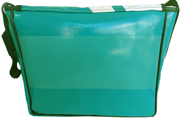 Recycled large messenger bag BJ7777 back