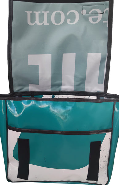 Recycled large messenger bag BJ7777 front
