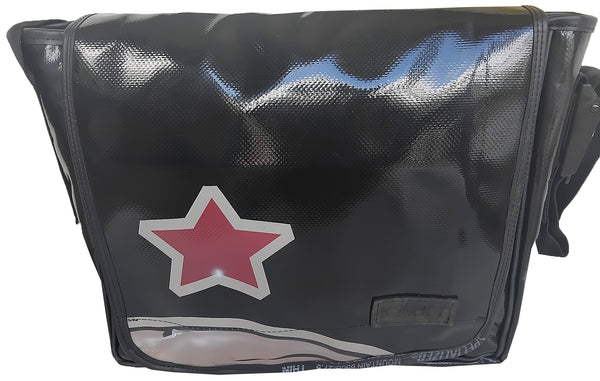 recycled large messenger bag BJ7878