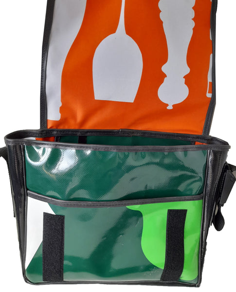 Kenny Large recycled Messenger bag BI9090, large messenger - KARKT, KARKT bags - 3