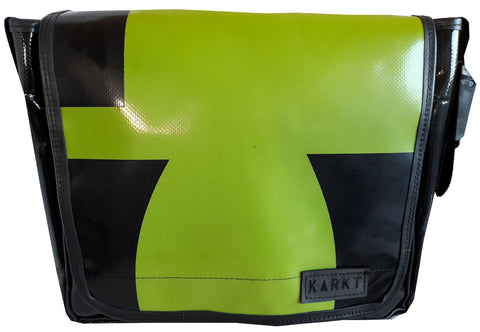 Kenny Large recycled Messenger bag BJ1414, large messenger - KARKT, KARKT bags - 1